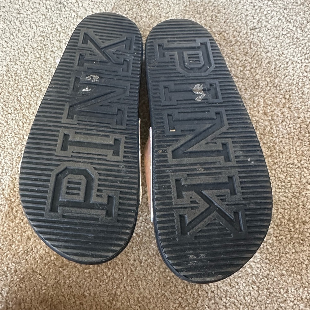 PINK Victoria's Secret Iridescent Black Sandals - Picture 4 of 6